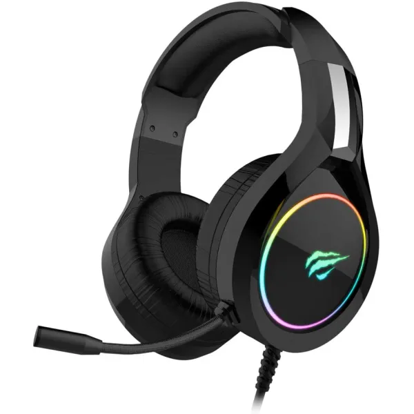 Havit Gamenote H2232d Gaming Headset – Immersive Surround Sound, RGB Light, 50mm Drivers & Noise-Canceling Microphone