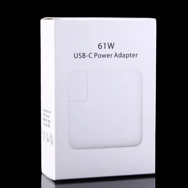 HIMOOBIE 61W USB-C Power Adapter – Fast Charging Wall Charger Compatible with MacBook Pro 13-inch, MacBook Air, iPad Pro & iPhone – High-Speed Power Delivery Type-C Desktop Charger