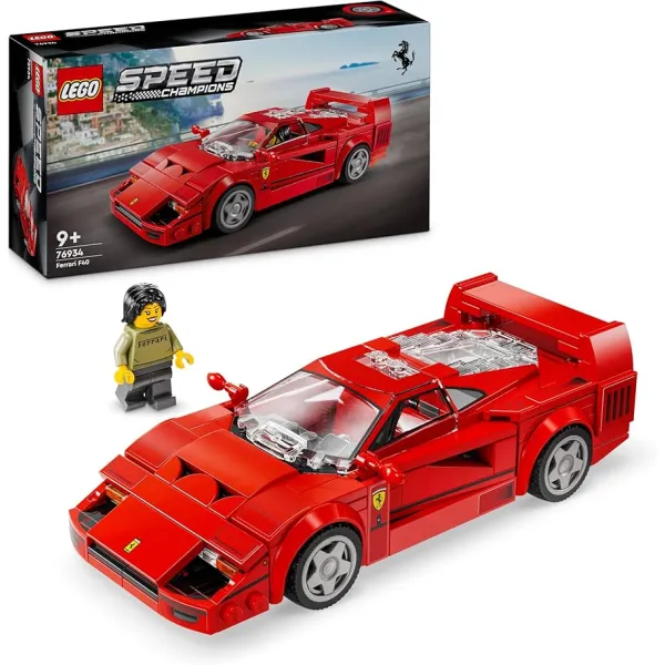 LEGO Speed Champions Ferrari F40 Supercar 76934 – Iconic Ferrari Build for Car Enthusiasts