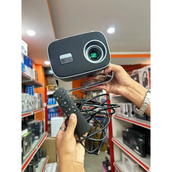 A10 Smart Android Portable Projector – 4K Supported Mini Home Theater