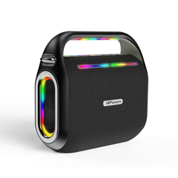 HiFuture Musicbox 200 Multifunction Karaoke Speaker | 100W Powerful Stereo Sound | Dual Wireless Microphones