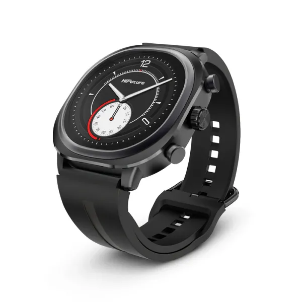 HiFuture AIX Lite Smartwatch | 1.38" HD Full Touch Display | Wireless Bluetooth Calling, 10-Day Battery Life, IP68 Waterproof, 24/7 Heart Rate & SpO2 Tracking, 100+ Sports Modes | Black/Silver