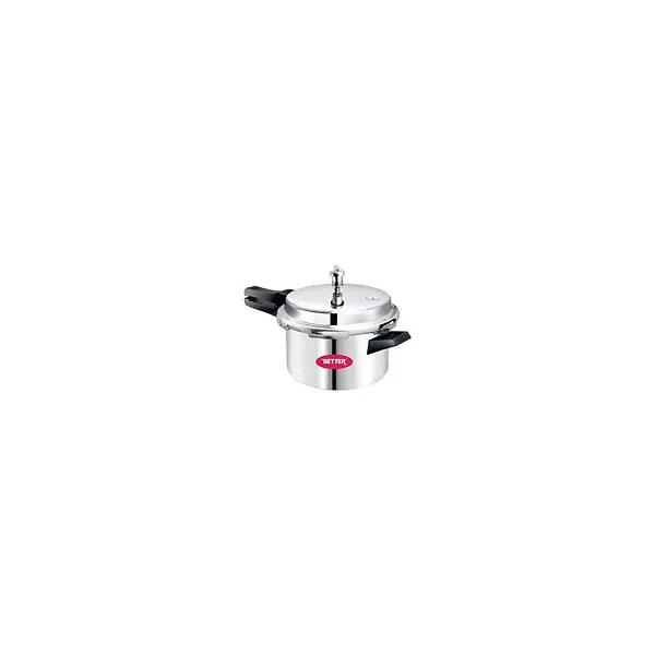 2L Better Outer-Lid Triply SS IB Pressure Cooker Premium Pressure Cooker with Triply Stainless Steel Body, Outer-Lid Design, Advanced Safety Features