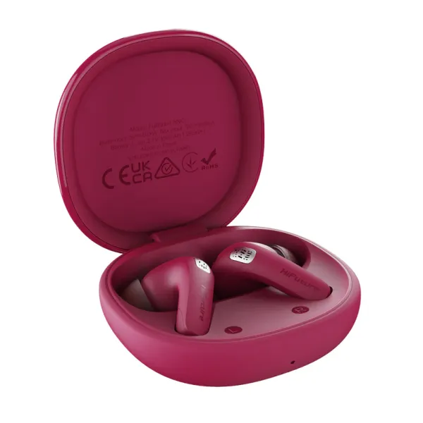 HiFuture FlyBuds4 ANC Wireless Earbuds | Hybrid Active Noise Cancelling | 30H Playtime, Bluetooth 5.4, Graphite-Inspired Sound, 4-Mic ENC for Clear Calls & IPX5 Waterproof