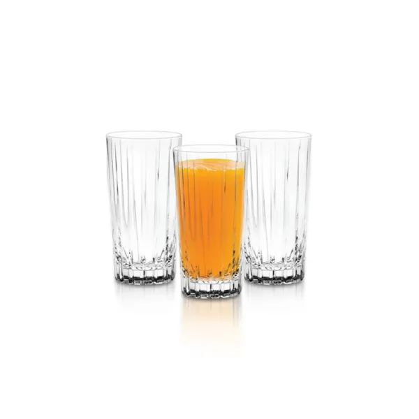 Better Hotstar Stroke Ribbed Glassware Set Stylish Ribbed Texture with Oven Safe Durability