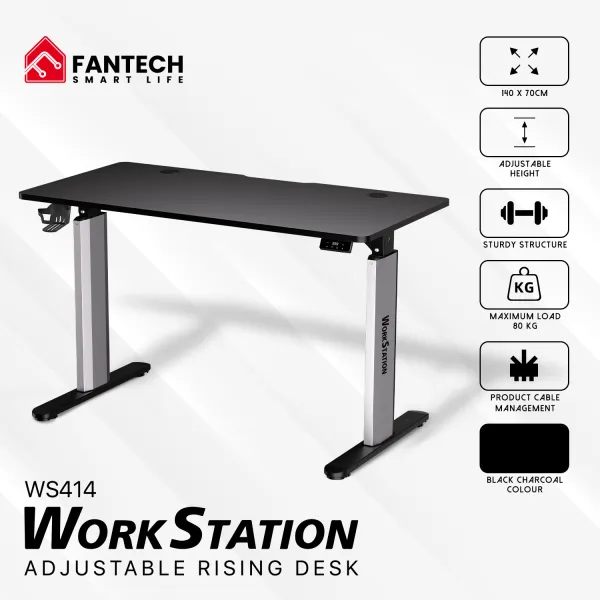 Fantech WS414 WorkStation Height Adjustable Rising Gaming Desk