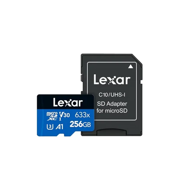 Lexar High‑Performance 633x microSDHC / microSDXC UHS‑I Card BLUE Series 256GB