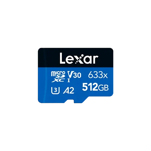Lexar High‑Performance 633x microSDHC / microSDXC UHS‑I Card BLUE Series 512GB