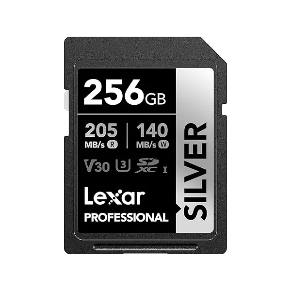 Lexar Professional SILVER SDXC UHS‑I Card 256GB