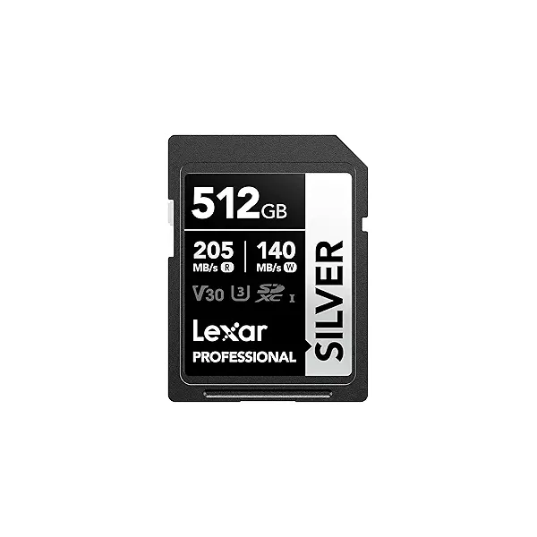 Lexar Professional SILVER SDXC UHS‑I Card 512GB
