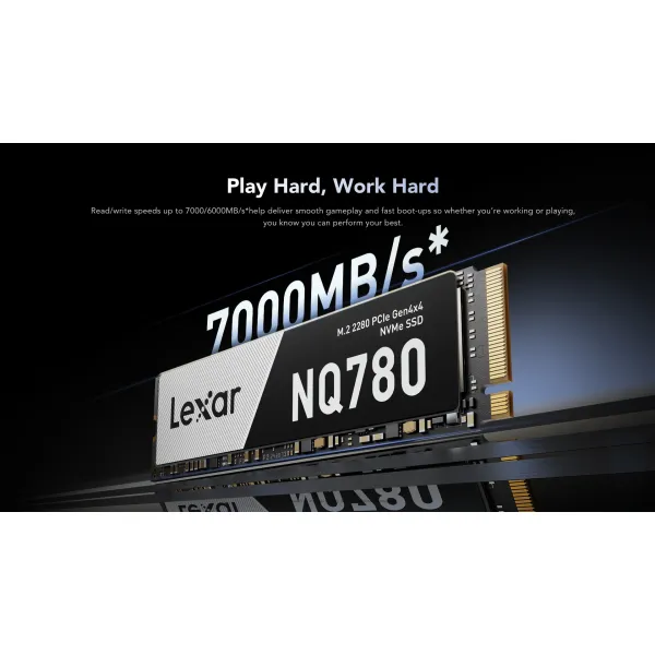 Lexar NQ780 M.2 2280 PCIe Gen4x4 NVMe SSD 512GB