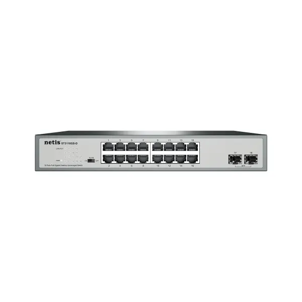 18‑Port Gigabit Ethernet Rackmount Switch ST3118GS‑D