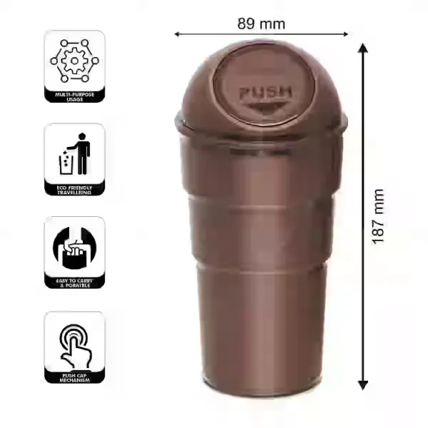 Signoraware Mr. Dumpster Mini Car Plastic Dustbin (Any color)