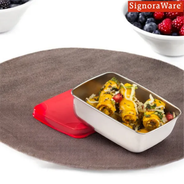 Signoraware Steel Container | Handy | 150 ml