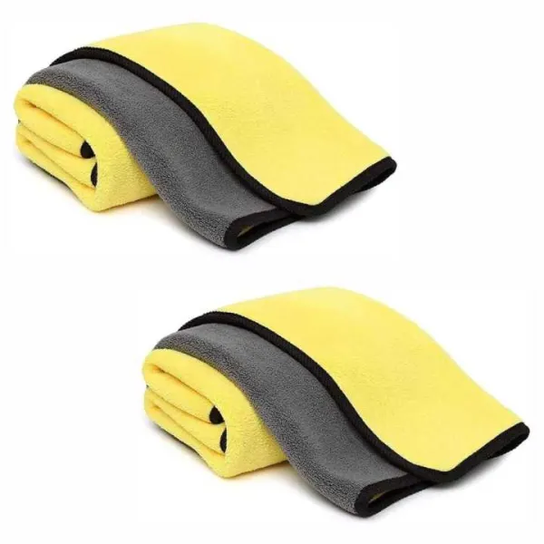 Signoraware Towel | Glowmax Double Sided Microfiber | 800 GSM | 40x40 cm