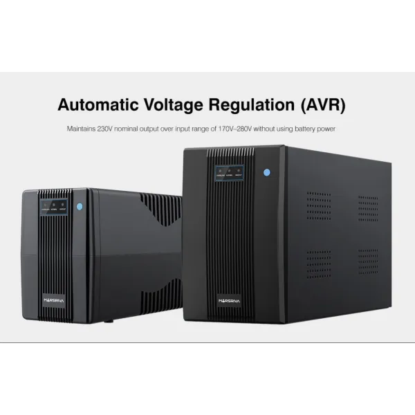 MARSRIVA MR‑UF750 (750VA UPS) – Smart Line‑Interactive Backup Power