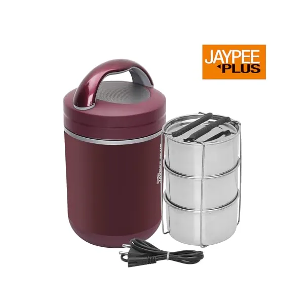 Jaypee Plus Hottline Electric Lunch Box – 3 Stainless Steel Containers