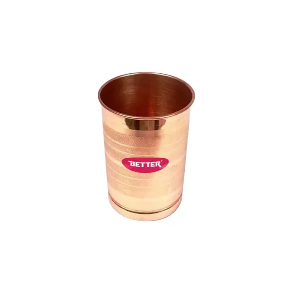 Better Rudra Copper Glass Set 2L