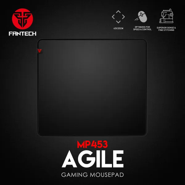 AGILE MP453 Gaming Mousepad | Speed Edition | 450×350×4mm | Water‑Resistant Surface