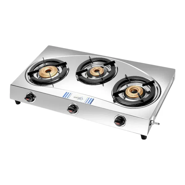 Unirize 3-Burner Stainless Steel Gas Stove