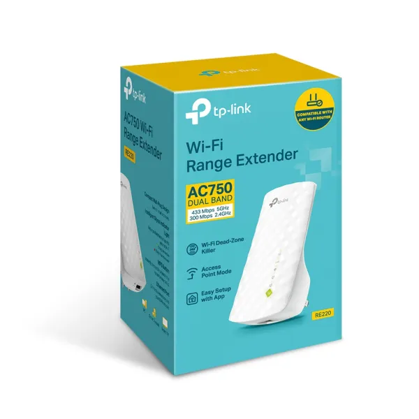 AC750 WiFi Range Extender Dual Band RE220