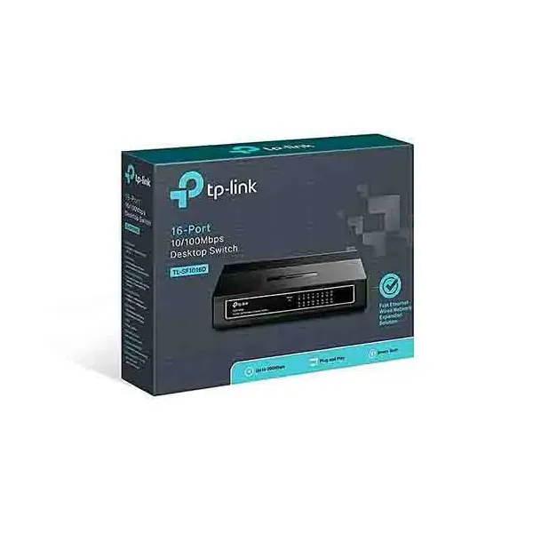 Tp-link TL-SF1016D 16-Port 10/100Mbps Desktop Switch