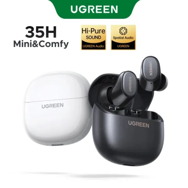 UGREEN HiTune Dots Earbuds | Bluetooth 6.0 | AI Noise Cancellation | 35‑Hour Battery Life