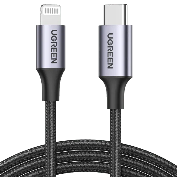 UGREEN USB‑C to Lightning Cable | PD Fast Charging | MFi Certified | 2‑Year Warranty