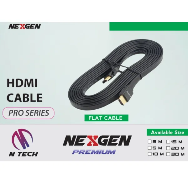 Nexgen HDMI Cable Pro Series 1.5,3,5,10,15,20,30m