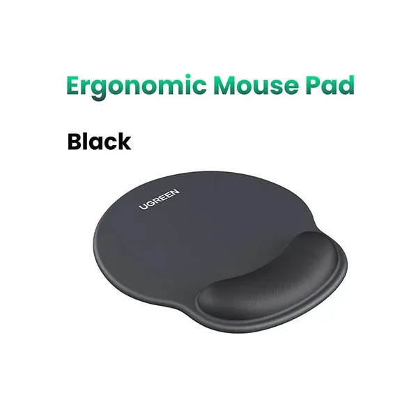 UGREEN Wrist Rest Ergonomic Mouse Pad | Comfort & Support | Durable Lycra + Memory Foam