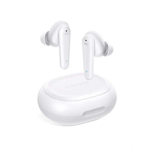 UGREEN HiTune T1 Wireless Earbuds with 4 Microphones, HiFi Stereo Bluetooth Earphones with Deep Bass Mode, ENC Noise Cancelling for Clear Calls, Touch Control, IPX5 Waterproof, 24H Playtime