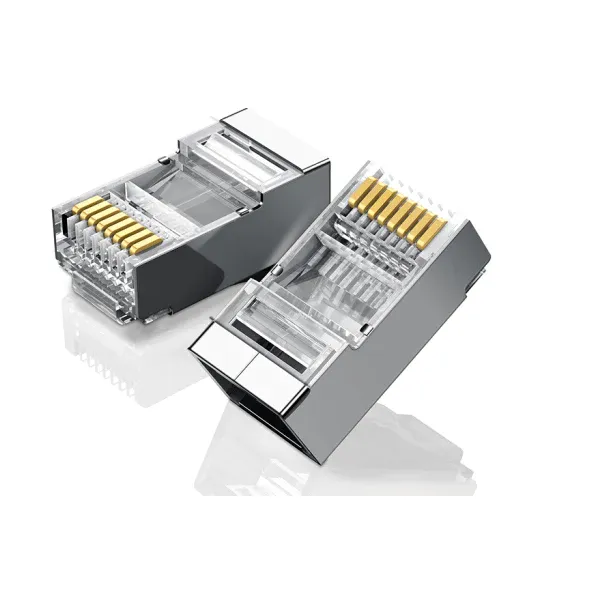 Ugreen 100x plug coupler end RJ45 8P8C Cat 6 transparent