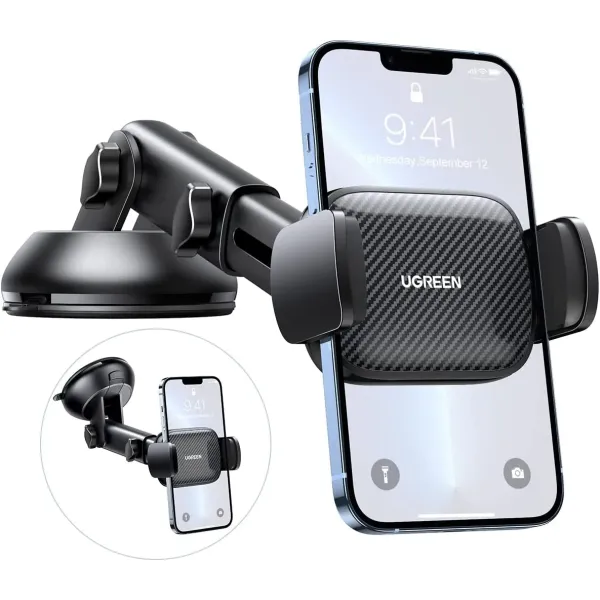 UGREEN Gravity car phone holder with suction cup