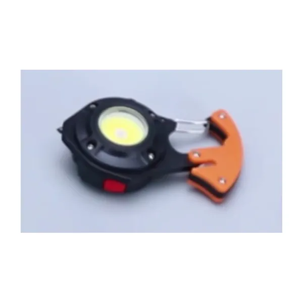 Multi-function COB LED Flashlight Keychain Light Hook USB Rechargeable Strong Magnet Screwdriver