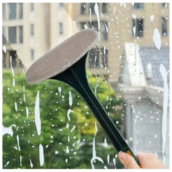 Multifunctional Screen Brush 2 in 1 Mesh Cleaning Brush & Wiper with Extended Handle Window Cleaning Brush Net Cleaner Double-Sided Window Cleaner Window Mesh Cleaner