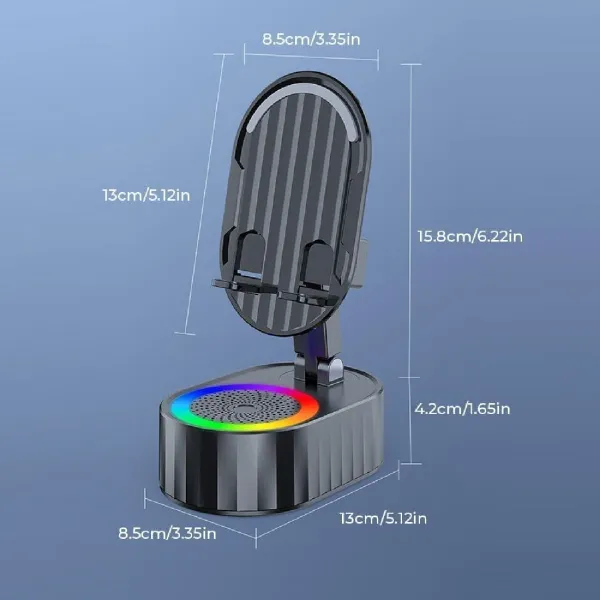 MGTU LED Bluetooth Speaker with Phone Stand