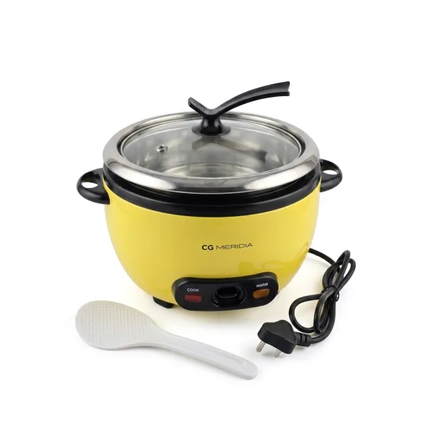 CG Meridia Electric Rice Cooker CGMRRC1003 – Compact & Smart Cooking for Small Homes(1LTR) with 2 years warranty 