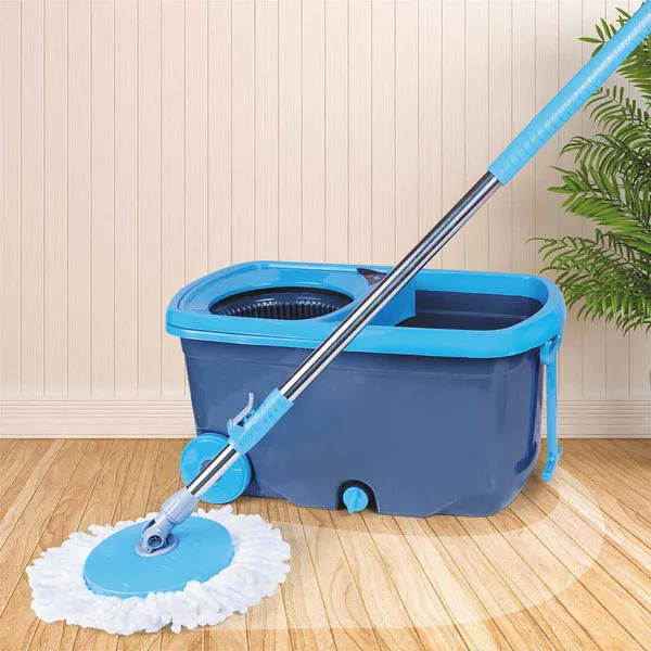 Signoraware Advance Fine & Shine Spin Mop – Twin Bucket Cleaning System