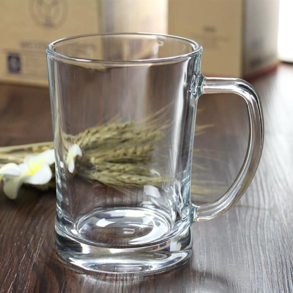 Luminarc Benidorm 450ml Glass Beer Mug – Tempered Beer Mug with Handle & Thick Base model.no N1512