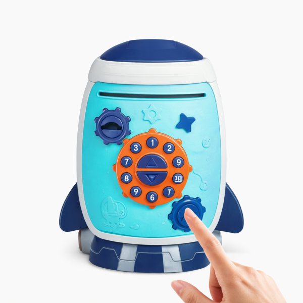 Rocket‑Shaped Piggy Bank