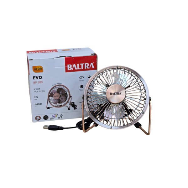 Baltra EVO BF 288 USB Table Fan – Compact, Energy-Efficient Cooling Solution