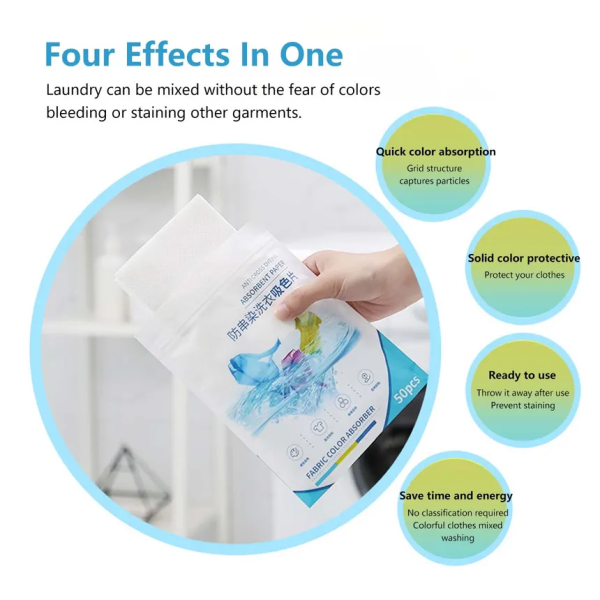 Fabric Color Absorber – Laundry Protection Sheets ( 2 pkt )